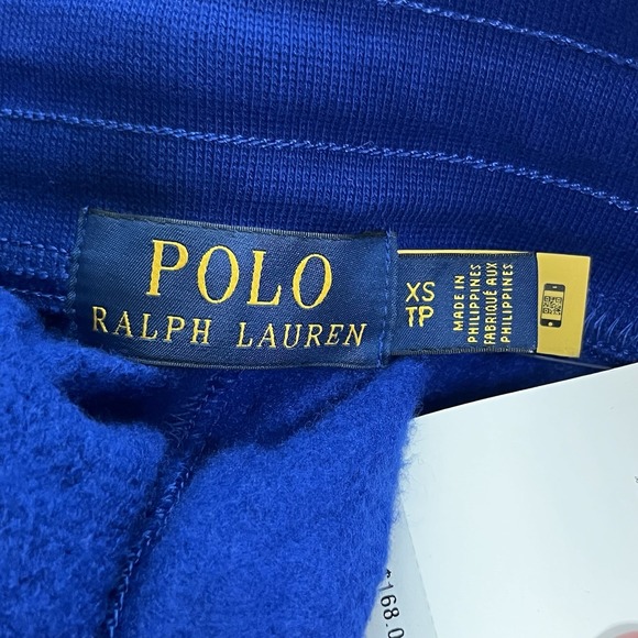 POLO RALPH LAUREN Men's‎ Extra Small Royal Blue Graphic Logo Fleece Jogger Pants - Picture 9 of 15